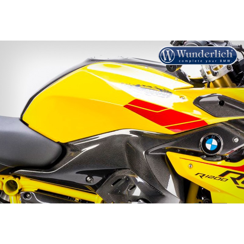 WUNDERLICH BMW Ilmberger Cache latéral sous réservoir - carbone - droit 45040-300 BMW
