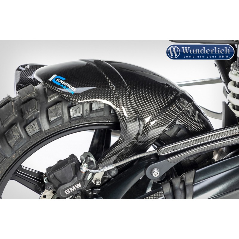 WUNDERLICH BMW Ilmberger Garde-boue pour les pneus Offroad - carbone - derrière 45201-010 BMW