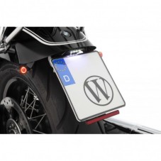 WUNDERLICH BMW Transformation arrière PURE Wunderlich avec porte-clignotants - noir - M8 File de connexion des clignotants 18...