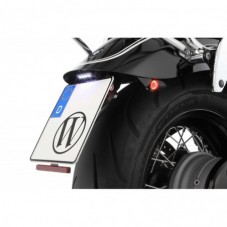 WUNDERLICH BMW Transformation arrière PURE Wunderlich avec porte-clignotants - noir - M8 File de connexion des clignotants 18...