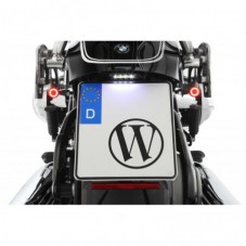 WUNDERLICH BMW Transformation arrière PURE Wunderlich avec porte-clignotants - noir - M8 File de connexion des clignotants 18...
