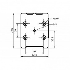 WUNDERLICH BMW Boîtier de chargement USB MultiClamp Wunderlich - noir - 21177-102 BMW