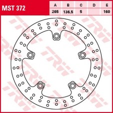 WUNDERLICH BMW Disque de frein TRW MST372 standard -  - derrière 23445-800 BMW