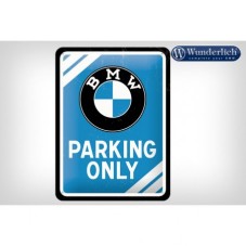 Wunderlich bmw Plaque en tôle Parking Only BMW 15 x 20 cm - Nostalgic Art -  - 25320-700