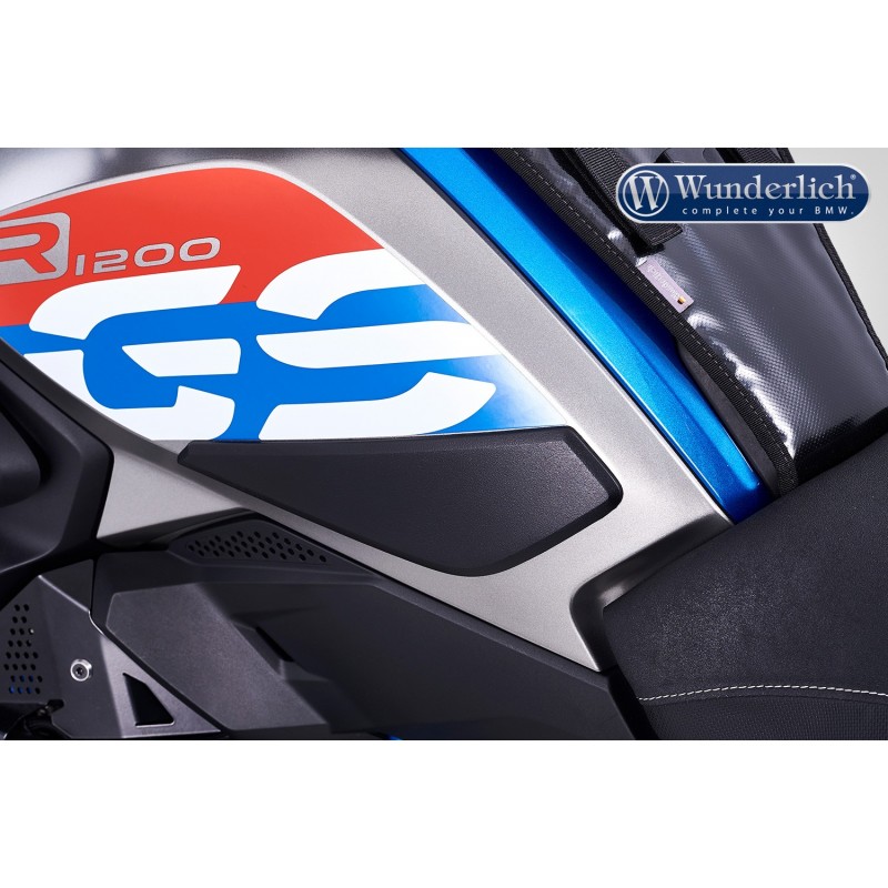 WUNDERLICH BMW Wunderlich Set pads pour réservoir 2 pièces - noir - court 28051-202 BMW