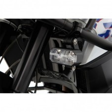 WUNDERLICH BMW Phare auxiliaire Wunderlich à LED MICROFLOOTER 3.0 - noir - pour montage sur pare-cylindre 28342-002 BMW