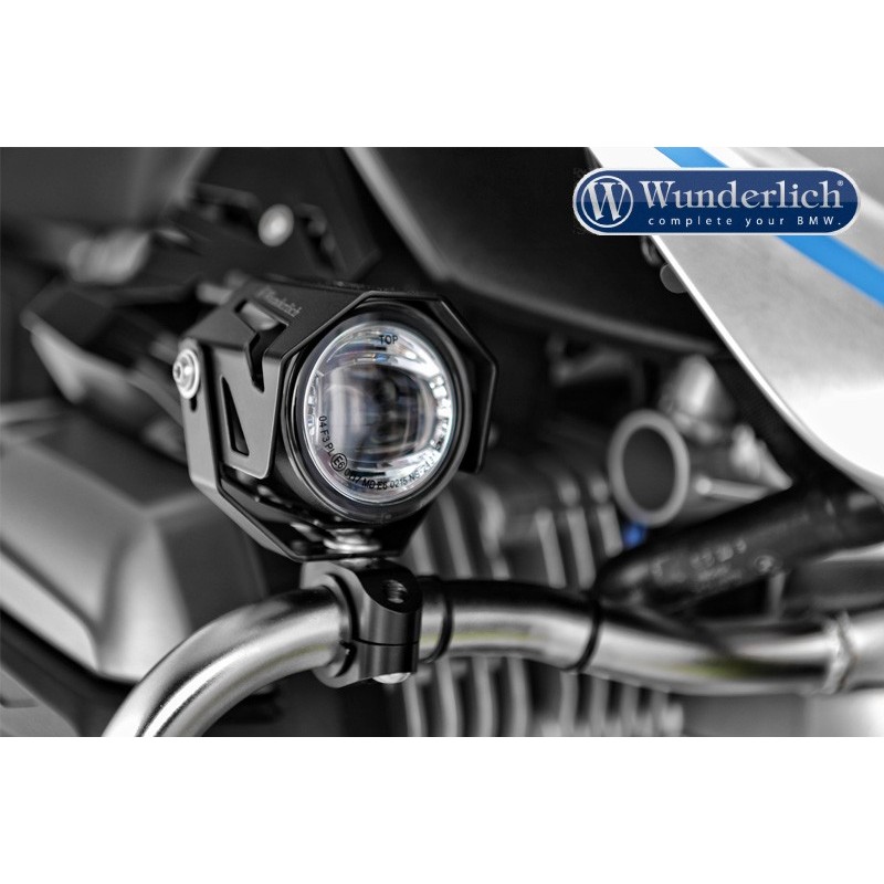 WUNDERLICH BMW Wunderlich phares supplémentaires LED ATON pour cylindre/tube - argent - 35560-101 BMW