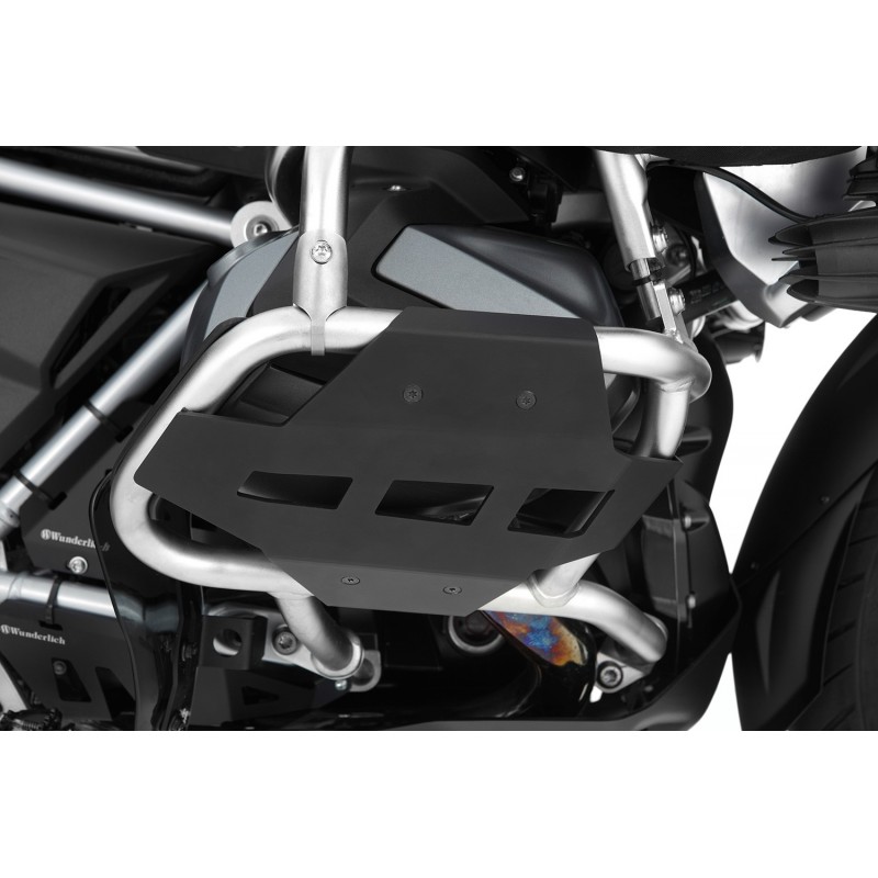 WUNDERLICH BMW Protection de tête de cylindre pour arceau de protection moteur d'orig - noir - 41871-502 BMW