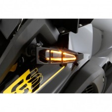 WUNDERLICH BMW Protection pour clignotants LED polyvalents - socle court - noir - Pièce 42841-602 BMW