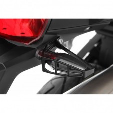 WUNDERLICH BMW Arceaux de protection clignotants pour clignotants LED polyvalents - socle long - noir - Pièce 42841-702 BMW