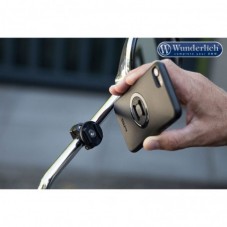 WUNDERLICH BMW Support de smartphone SP-Connect & coque Moto Mirror Bundle - noir - iPhone 6+ | 6S+ | 7+ | 8+ 45151-003 BMW