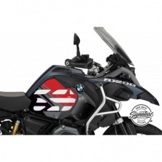 WUNDERLICH BMW Planche déco réservoir Style Anniversary - noir-rouge - 48100-002 BMW