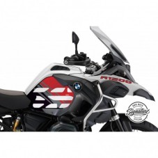 WUNDERLICH BMW Planche déco réservoir Style Anniversary - noir-rouge - 48100-002 BMW