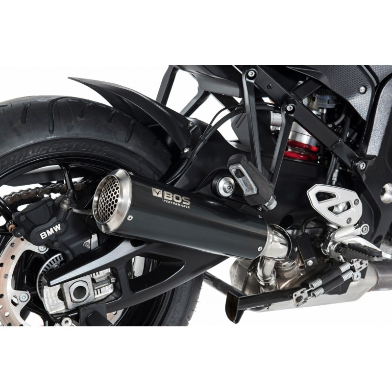 WUNDERLICH BMW Silencieux arrière BOS Slip-On S 1000 XR (- 2019 -) "Ssec RR" - look carbone - 51100-304 BMW