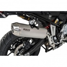 WUNDERLICH BMW Silencieux arrière BOS Slip-On F 750/850 GS + Adv "Dune Fox" (EURO 4) - acier inoxydable - 51102-003 BMW