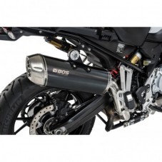 WUNDERLICH BMW Silencieux arrière BOS Slip-On F 750/850 GS + Adv "Dune Fox" (EURO 4) - look carbone - 51102-004 BMW