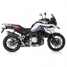 WUNDERLICH BMW Silencieux arrière BOS Slip-On F 750/850 GS + Adv "Dune Fox" (EURO 4) - look carbone - 51102-004 BMW