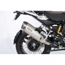 WUNDERLICH BMW Silencieux arrière BOS Slip-On R 1200 GS LC + Adventure "Desert Fox" - acier inoxydable - 51109-001 BMW