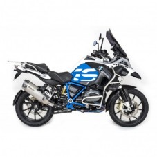 WUNDERLICH BMW Silencieux arrière BOS Slip-On R 1200 GS LC + Adventure "Desert Fox" - acier inoxydable - 51109-001 BMW