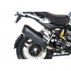 WUNDERLICH BMW Silencieux arrière BOS Slip-On R 1200 GS LC + Adventure "Desert Fox" - noir - 51109-002 BMW