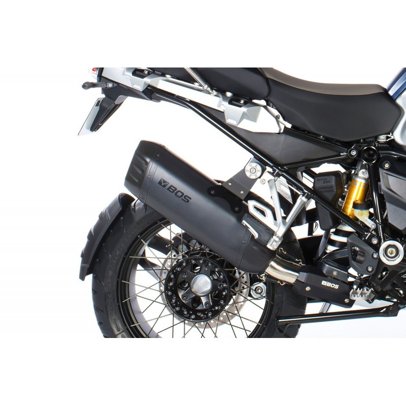 WUNDERLICH BMW Silencieux arrière BOS Slip-On R 1200 GS LC + Adventure "Desert Fox" - noir - 51109-002 BMW
