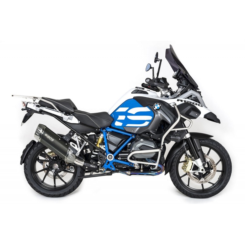 WUNDERLICH BMW Silencieux arrière BOS Slip-On R 1200 GS LC + Adventure "Desert Fox" - look carbone - 51109-004 BMW