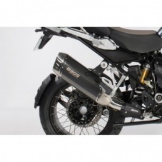 WUNDERLICH BMW Silencieux arrière BOS Slip-On R 1200 GS LC + Adventure "Desert Fox" - look carbone - 51109-004 BMW
