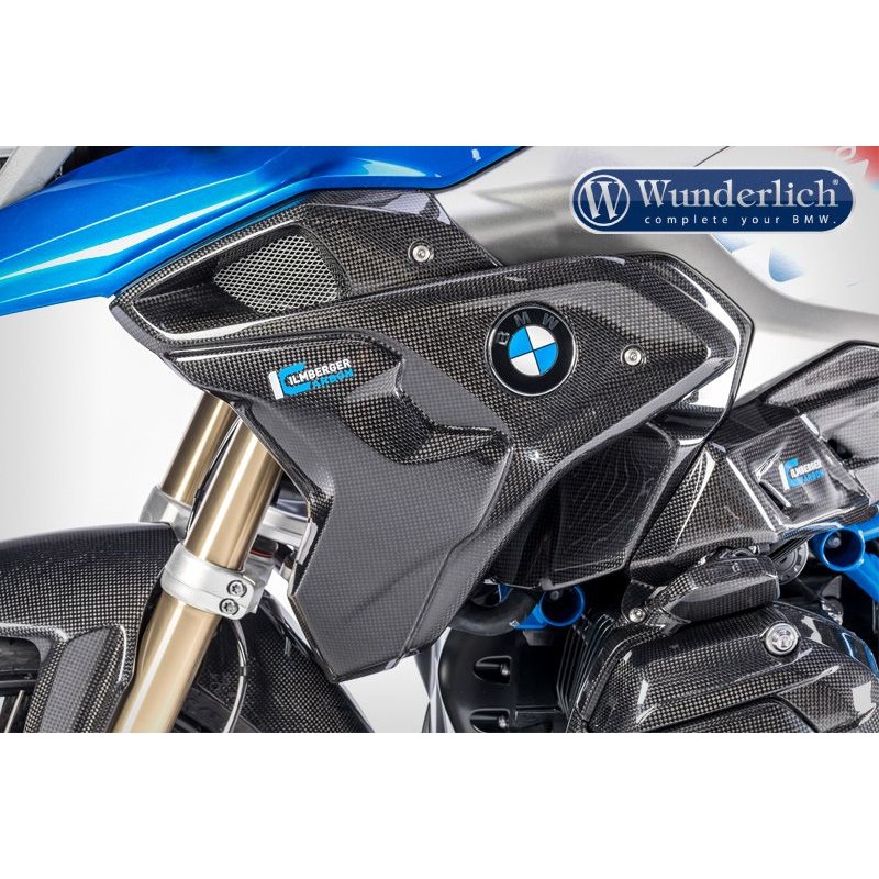 WUNDERLICH BMW Ilmberger Canaliseur de vent avec volet - carbone - gauche 43782-100 BMW