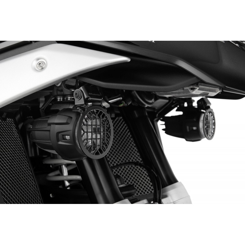 WUNDERLICH BMW Wunderlich Grille de protection pour les phares supplémentaires NANO - noir - Ensemble 13262-002 BMW