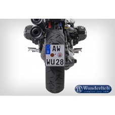 WUNDERLICH BMW Support central de porte-plaque d´immatriculation sur bras oscillant - noir - 38981-302 BMW