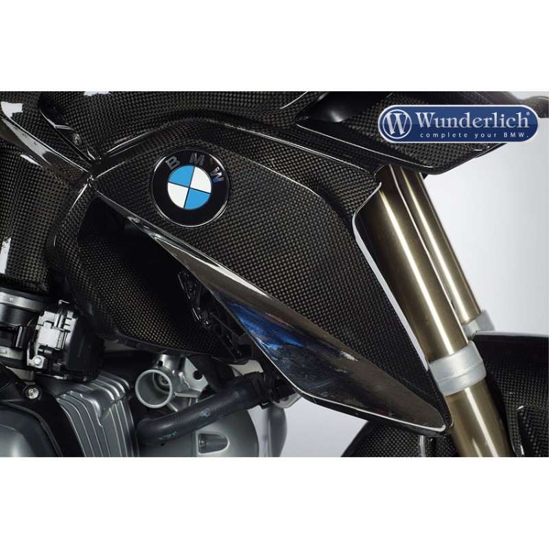 WUNDERLICH BMW Ilmberger Couvercle radiateur d´eau (porteur de l´emblème BMW) - carbone - droit 43787-000 BMW